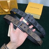  LOUIS VUITTON 男士原單腰帶 老鼠貨 寬度35毫米鑽櫃編碼