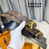   驢家新品  寬度40mm 原單新品  雙面腰帶以絲滑小牛皮和新款圖案