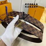   驢家新品  寬度40mm 原單新品  雙面腰帶以絲滑小牛皮和新款圖案