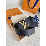 l0uis vuitt0n （lv）男士專櫃品質掌紋腰帶 寬度40毫米