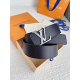 l0uis vuitt0n （lv）男士專櫃品質水波紋腰帶 寬度40毫