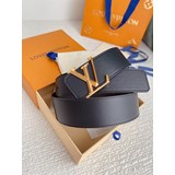 l0uis vuitt0n （lv）雙面用平紋腰帶 寬度40毫米  配