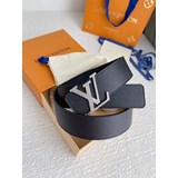 l0uis vuitt0n （lv）男士專櫃品質掌紋腰帶 寬度40毫米