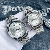 新款勞力士-情侶日志系列男女款，男直徑41mm，36mm 女直徑30mm