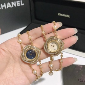 金白同價香奈兒-Chanel Camélia系列高級珠寶腕表瑞士石英機芯 