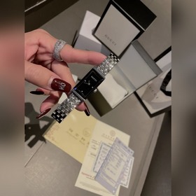 爆款首發香奈兒春季款GUCCI原單設計 方形表盤17x36mm 整體7mm厚度