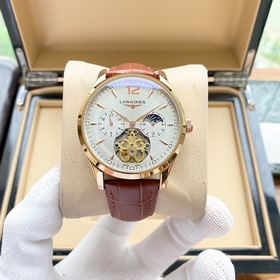 浪琴 (LONGINES )  精品男士腕表，飛輪精選，魅力不凡，日夜星辰晝夜交