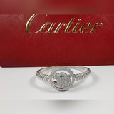 霸氣大圓豹頭滿鑽爆款手镯。Panthère de Cartier豹子手镯，圓形明