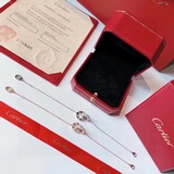 Cartier 卡地亞 LOVE系列 大小雙環滿鑽雙面手鍊 專櫃一緻cnc抛光工