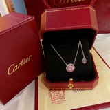 Cartier 卡地亞 三色 粉鑽 項鍊  Trinity de cartier