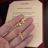 Cartier 卡地亞項鍊 豹子耳釘 經典貴族範兒、奢華滿鑽撫媚豹子設計 電鍍1
