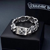 Chrome hearts 克羅心潮牌船十字架手鍊，時尚百搭款