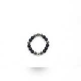克羅心Chrome hearts 黑曜石手鍊 滿珠十字黑曜石手鍊 低調魅力的一款