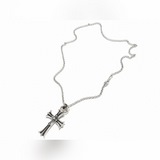 【新品上架】正品開版 chromehearts 克羅心項鍊超火的雙層十字架項鍊