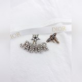 Dior  新款不對稱 JADIOR蜜蜂款耳釘   zp一樣材質     S92