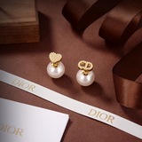 dior  迪奧  新款 字母Dior耳釘 一緻專櫃品質，黃酮材質，百搭時髦值得