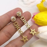 迪奧 DIOR字母星星耳釘  高端品質，專櫃1?1開模，專櫃原版同黃銅材質！高級