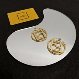  新款 FENDI 芬迪  耳釘 高端定制  爆款新款 簡單大方耳釘  