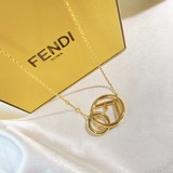 2021Fendi 芬迪 字母F 光面 套裝 經典著作 精選原版一緻 亞金材質電