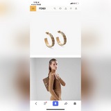 FENDI 芬迪  耳釘 高端定制  爆款新款 簡單大方耳釘  華麗登場 ，很難
