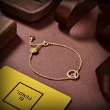 FENDI 芬迪手鍊  logo手鍊 高端定制  爆款新款 簡單大方 華麗登場 