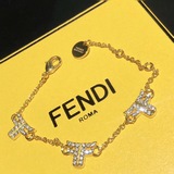 FENDI 芬迪 滿鑽 字母 手鍊 高定端制  獨家首發  一比一原單品質 大方
