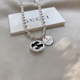 Gucci古馳雙G圓牌圓珠項鍊

尺寸55cm 重約 23.5g