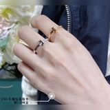V金鍍咪金 碼數678。蒂芙尼T1戒指Tiffany T Two戒指全新誕生，字