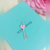 Tiffany&Co 蒂芙尼 滴油 心形 鑰匙 項鍊  火爆  經典時尚 高端定