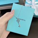 Tiffany 蒂芙尼 Keys系列 心形鑰匙項鍊 超精工 原版一比一定制 采用