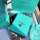 蒂芙尼TIFFANY 皇冠素銀銀項鍊，短鍊長41cm。火熱的Tbao爆款