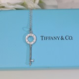 TIFFANY 蒂芙尼 鑰匙項鍊 S925純銀材質 精工版本 帶logo 鍊長4