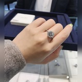 （碼數5678）蒂芙尼大圓鑽戒指超好賣所見即所得！簡約不簡單！非常透亮的鑽，超高