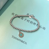 Tiffany 蒂芙尼 二代新款 愛心圓牌珠手鍊 精選德國進口s925純銀材質電