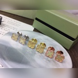 聖誕限量新版金貝vca梵克雅寶小号四葉草耳釘 1.0cm迷你四葉草 經典永不落伍