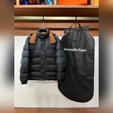 傑尼亞ZEGNA 22Fw 可拆卸帽拼色高端定制系列 男士男裝羽絨服外套

貿易