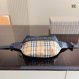 盒包裝Burberry巴寶莉經典帆布尼龍面料腰包胸包上寬26*6*16
