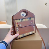 配折疊盒Burberry 巴寶莉托特包 horseferry拼接小牛皮簡直辣妹
