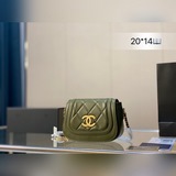 chanel金币鍊條包香奈兒 小方胖子 20*14cm 折疊盒包裝