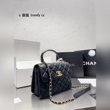 香奈兒包包ltrendycc一眼萬年小香CC Trendy黑色複古款小香