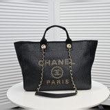 Chanel｜21年新款草編沙灘包 稻草購物袋！2023Ss 春夏草編沙灘包 