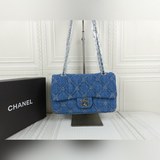 專新櫃款 牛仔cf包 Chanel/香奈兒鍊斜條挎包 十幾年經驗師加傅工完成 頂