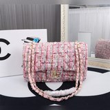 chanel 2018早春編織cf 原版開模定制的金币複古雙c logo 内裡l