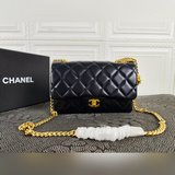 chanel：2023秋冬新款三色現貨：羊皮系列：正品開模，頂級師傅打造：經典款