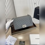 辣媽包高品質複刻香奈兒leboy滿滿的小香風可愛飒酷女孩必備超級搶眼  c