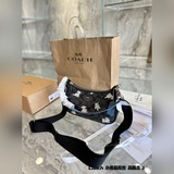 COACH-CA548# 蔻馳正品經典22年9月新TERI牛皮單肩斜跨腋下女包 