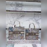 3D浮雕原版布 Dior 原版布提花 内膽版Dior book tote今年