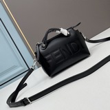fendi by the way 波士頓手提袋意大利小皮制作，簡約風燙印字母圖案
