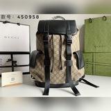 款号：450958啡膠尺寸：34x42x16cmgg supreme 雙肩