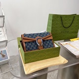 gucci/古奇dionysus鍊條單肩包丹甯牛仔酒神包尺寸28cm禮盒